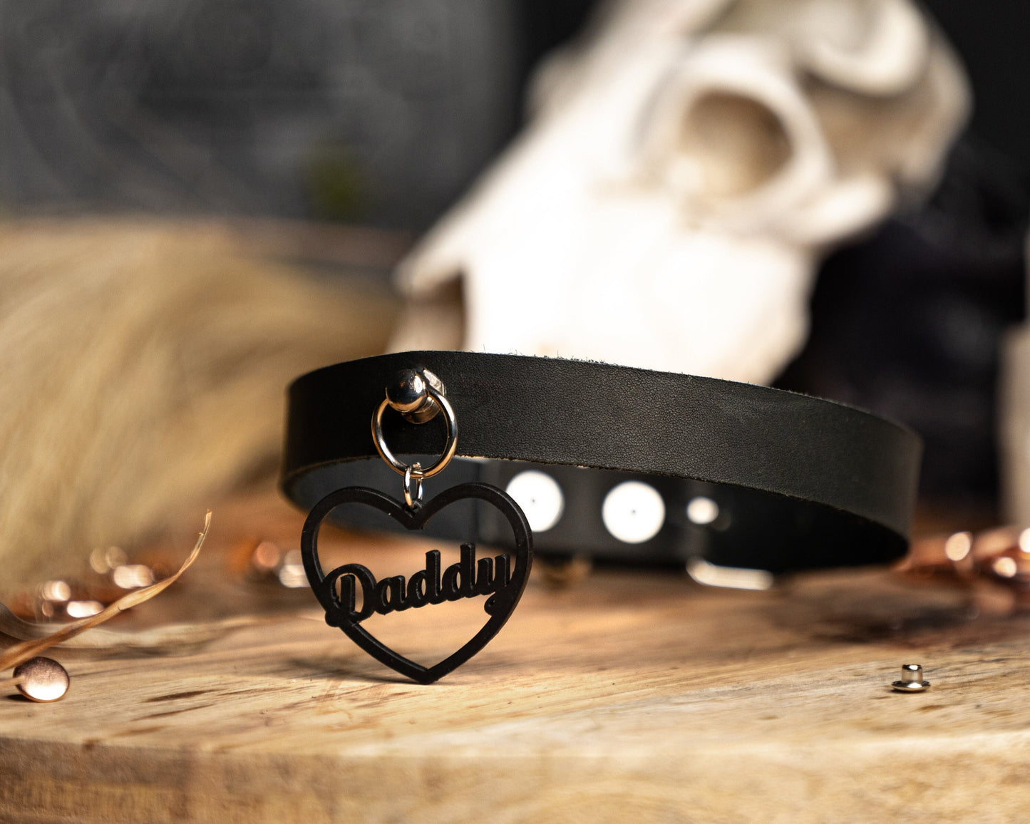 Daddy Genuine Leather Choker